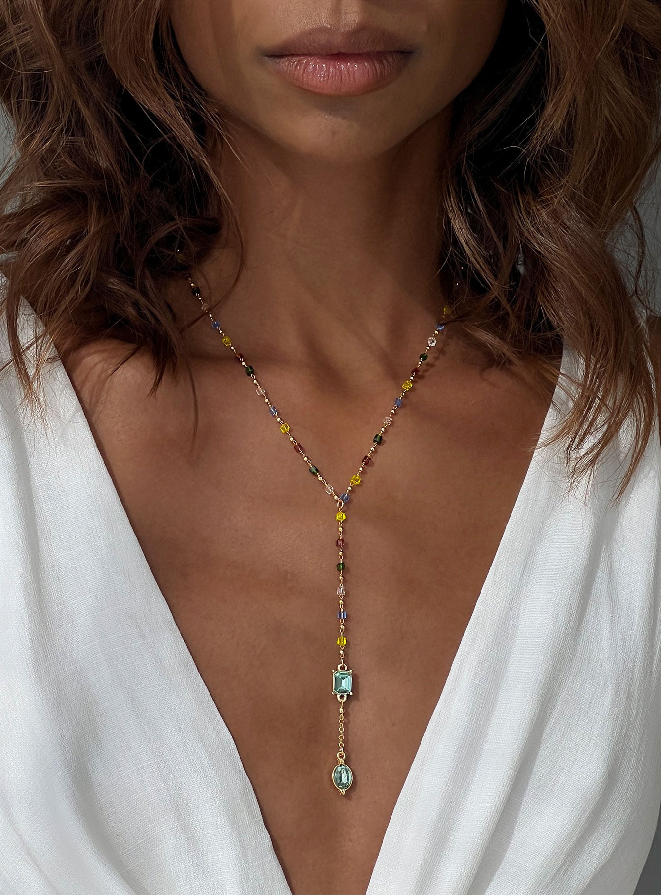 Chappell Y Necklace Gold