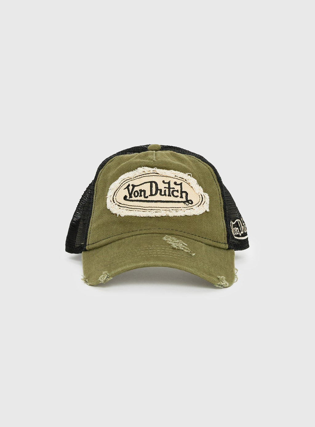 Von Dutch Denim Trucker Hat Vintage Green
