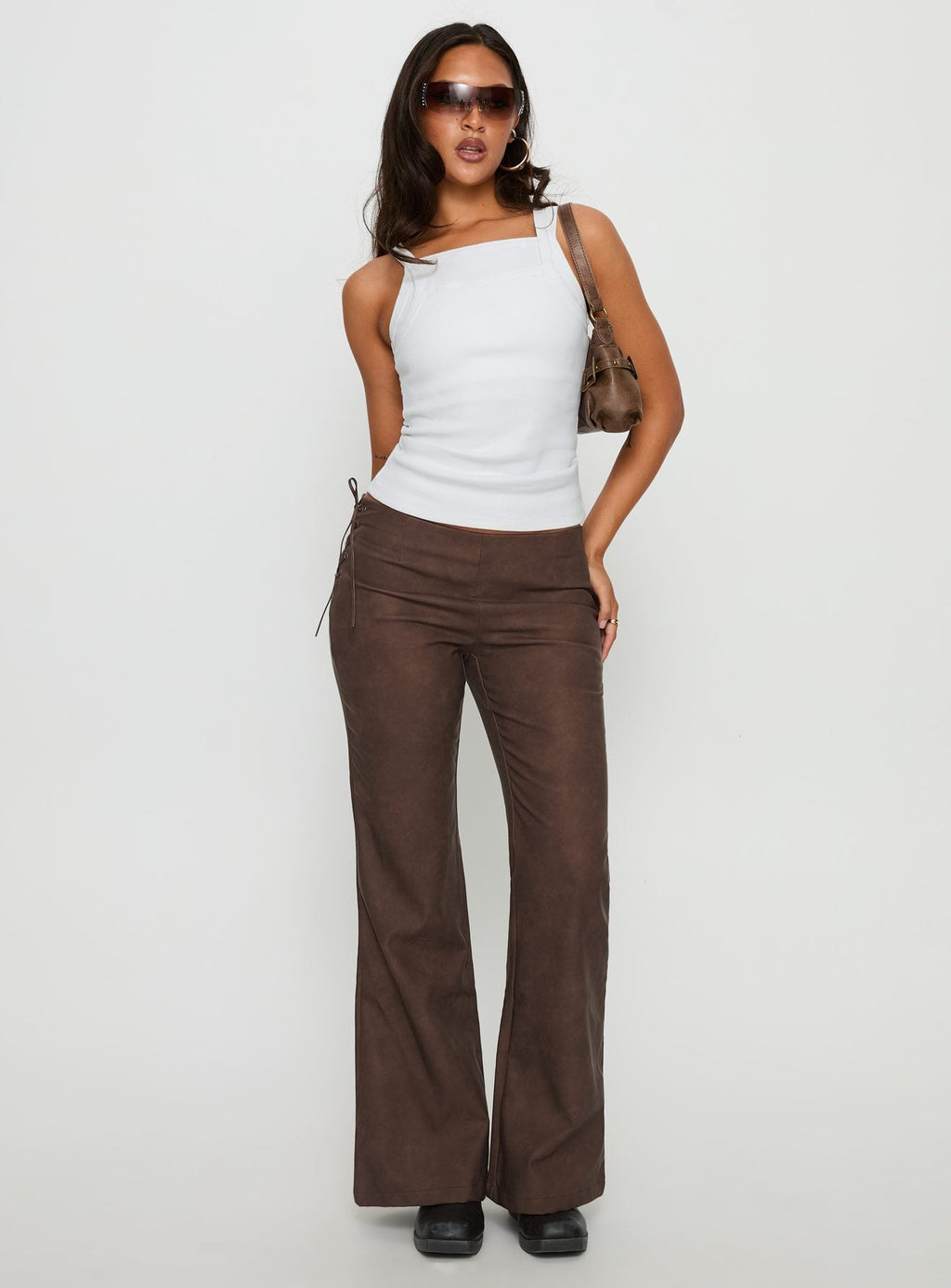 Aglaia Layered Cami Top White