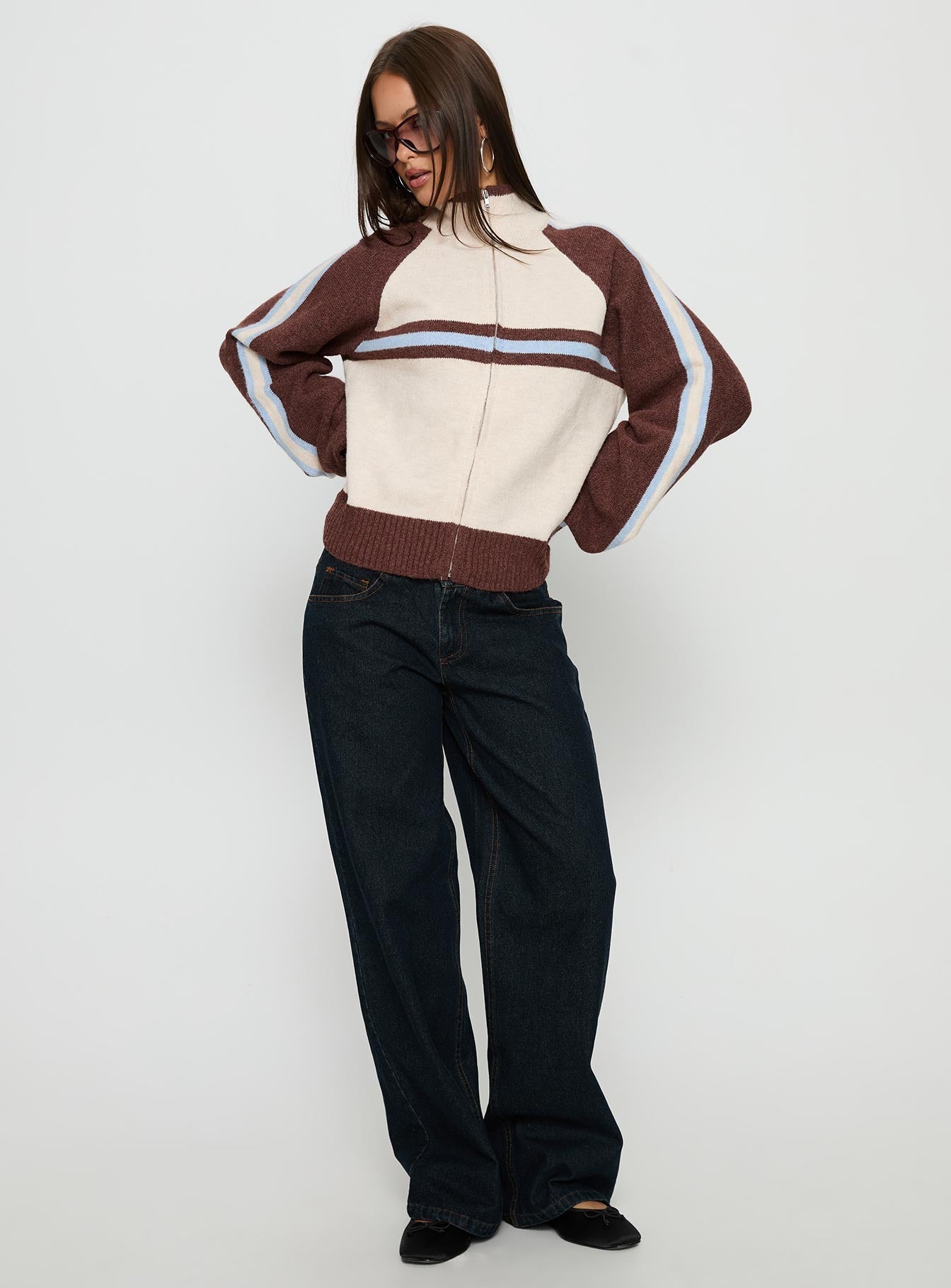 Korinne Low Rise Bootleg Jeans Indigo