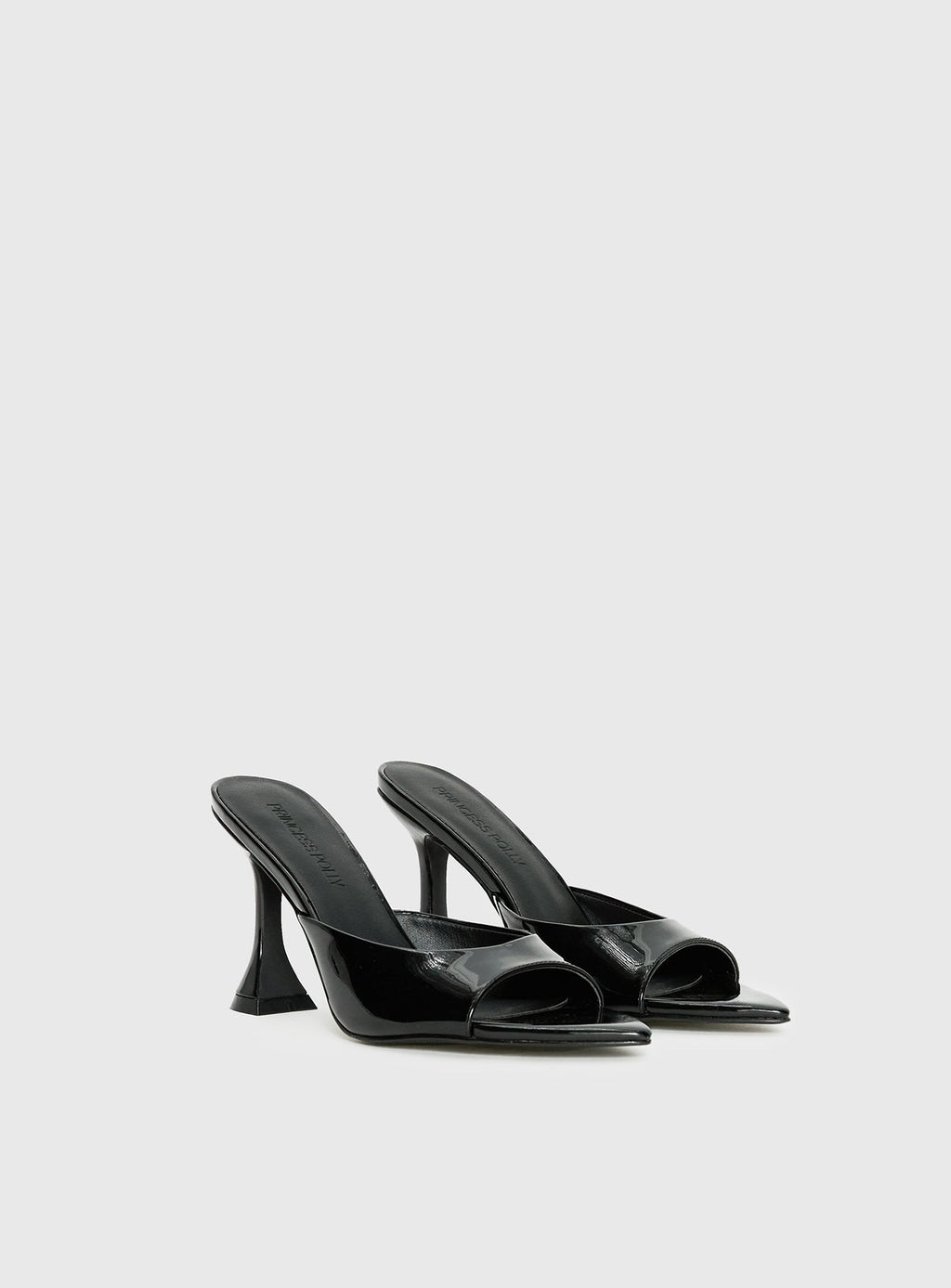 Let Love In Peep Toe Heels Black