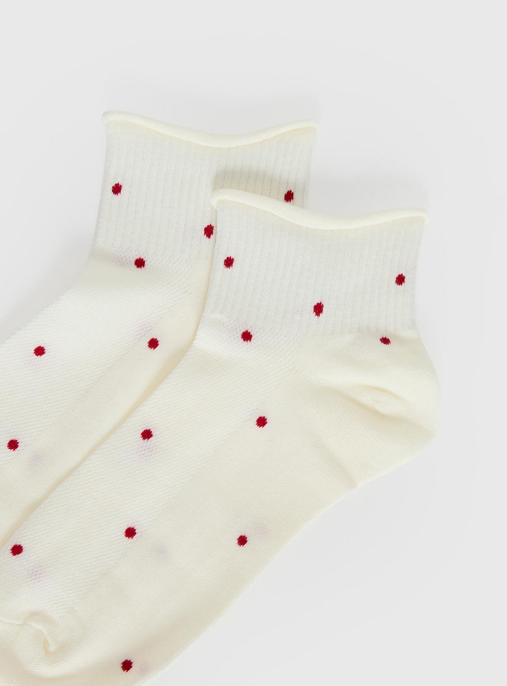 Vesira Frill Socks Cream Polka