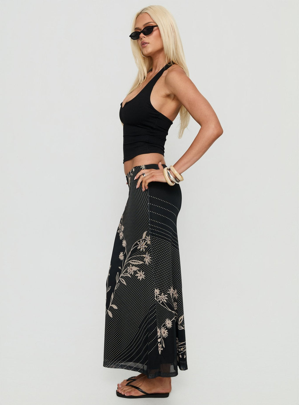 Dreamers Midi Skirt Multi Floral
