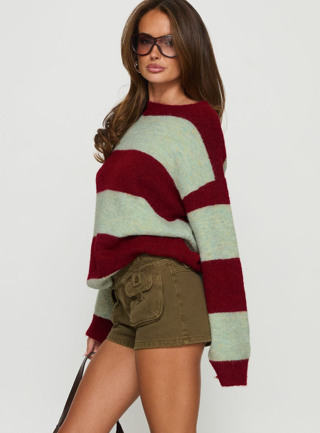 Headphones On Micro Cargo Short Green