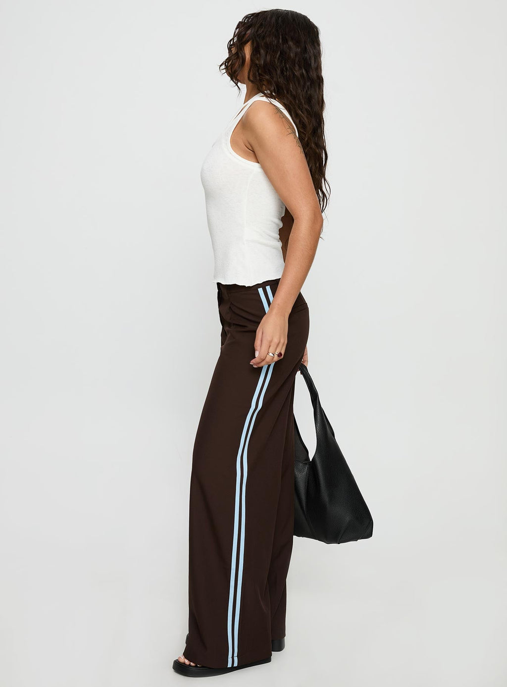 Wendi Tipping Suit Pant Brown / Blue
