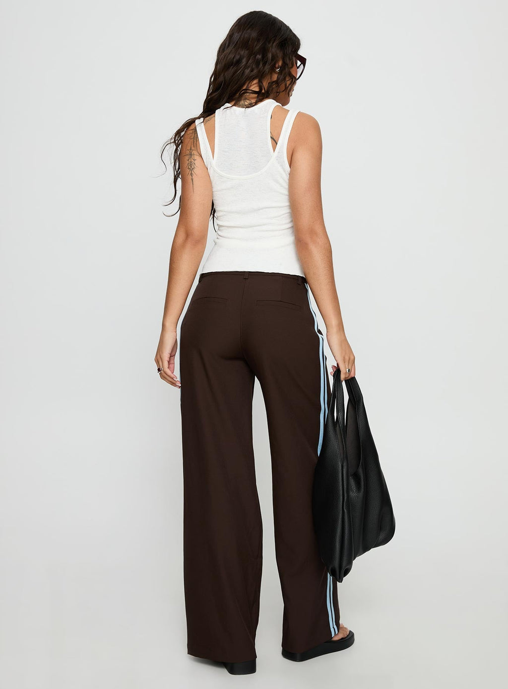 Wendi Tipping Suit Pant Brown / Blue