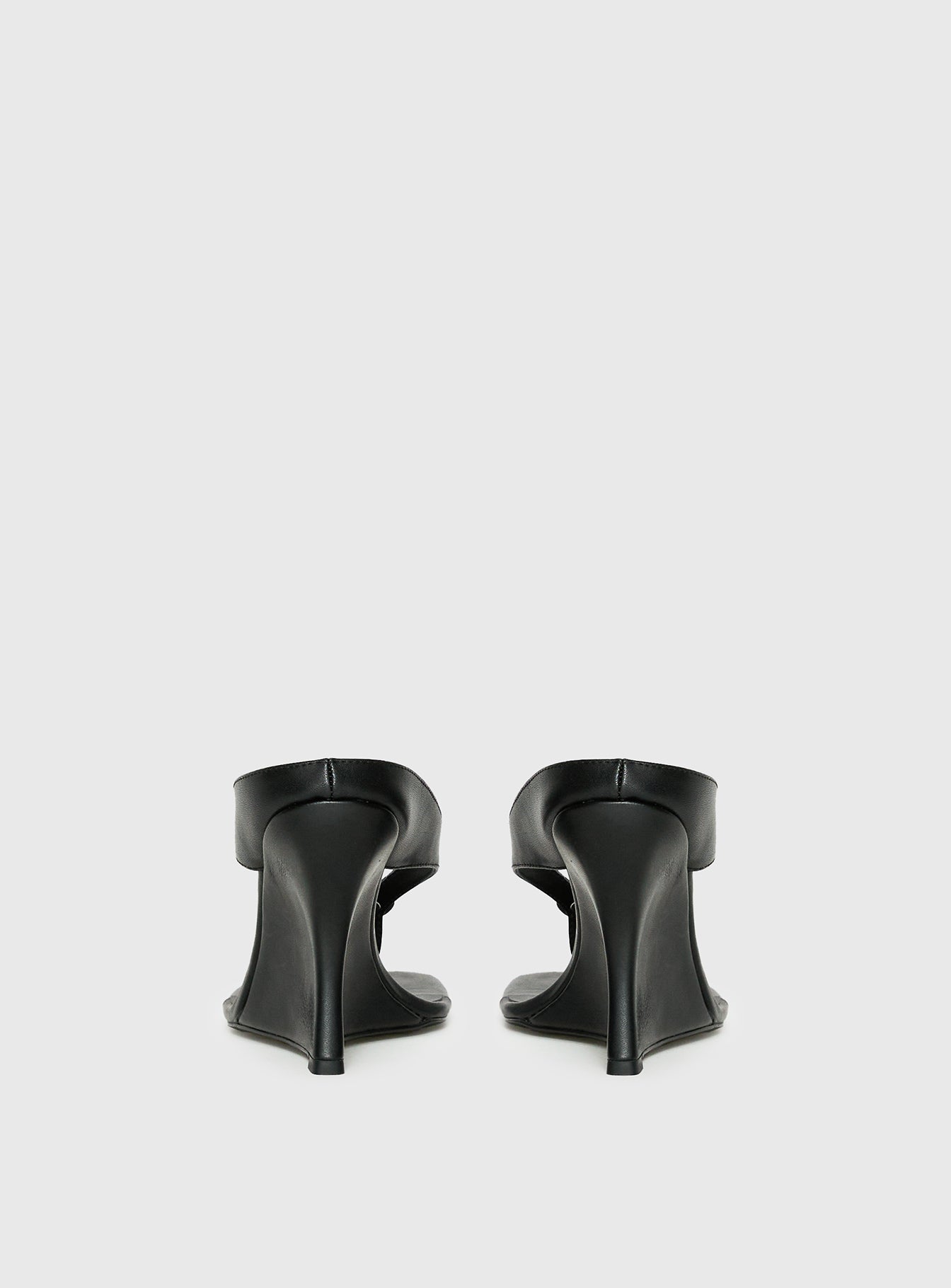 Two Summers Wedge Heels Black