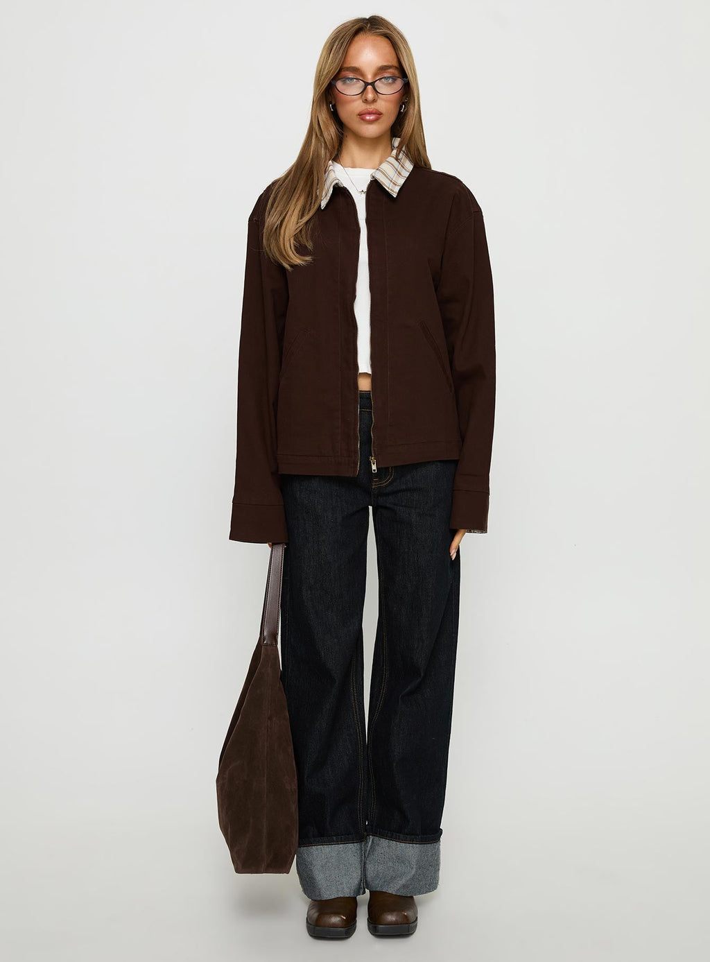 Soraia Workwear Jacket Brown